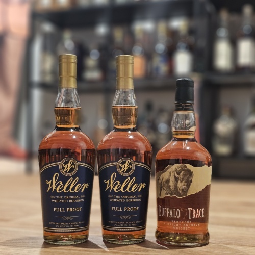 2x WELLER FULL PROOF & 1x BUFFALO TRACE