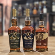 1x WELLER SPECIAL RESERVE + 1x WELLER FULL PROOF + 1x BUFFALO TRACE