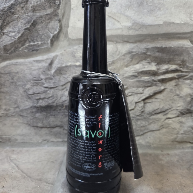 Sam Samuel Adams Dogfish Head Savor Flowers collaboration bottle Ultra Rare!