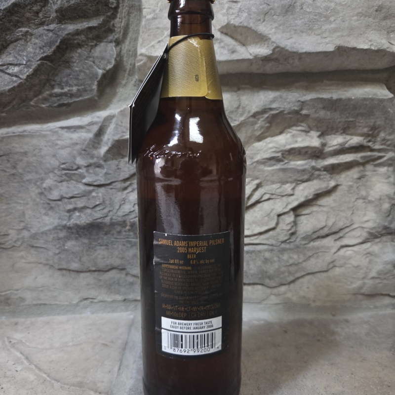 Sam Samuel Adams Imperial Pilsner 2005 Harvest Limited Edition Vintage Discontinued!