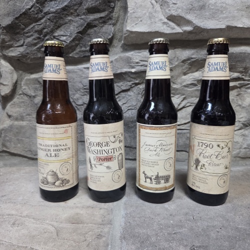 Sam Samuel Adams Brewer Patriot Collection 2006 Limited Edition 4 pack Discontinued Rare!