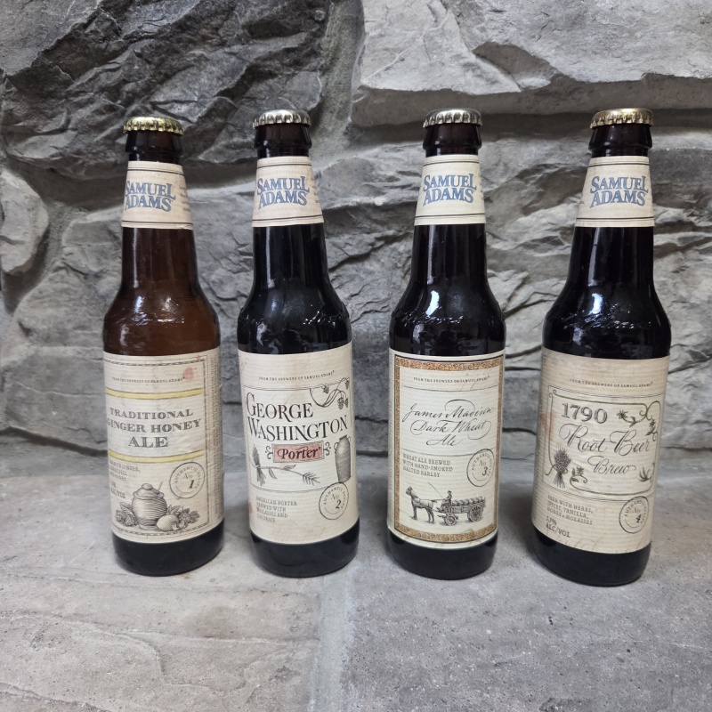 Sam Samuel Adams Brewer Patriot Collection 2006 Limited Edition 4 pack Discontinued Rare!