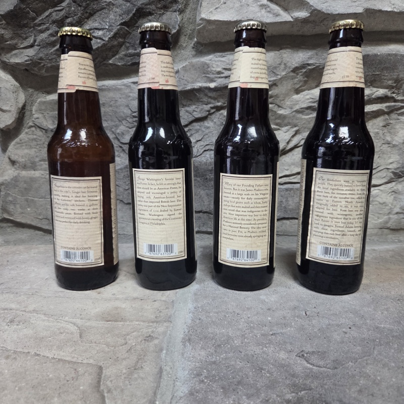 Sam Samuel Adams Brewer Patriot Collection 2006 Limited Edition 4 pack Discontinued Rare!