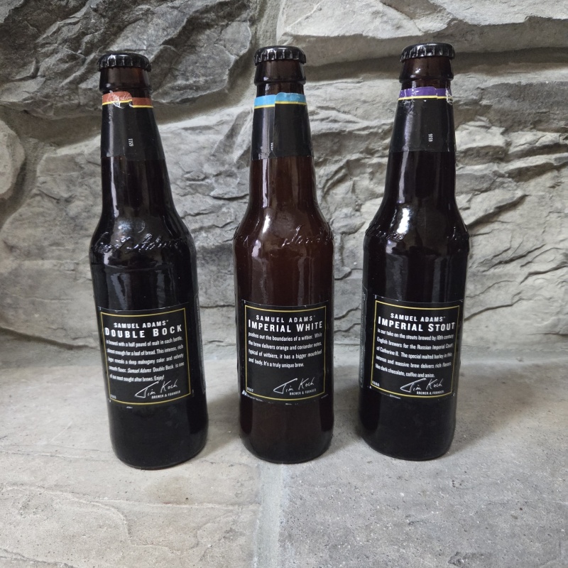 Sam Samuel Adams Imperial Series 3 bottle Collection Discontinued Rare!