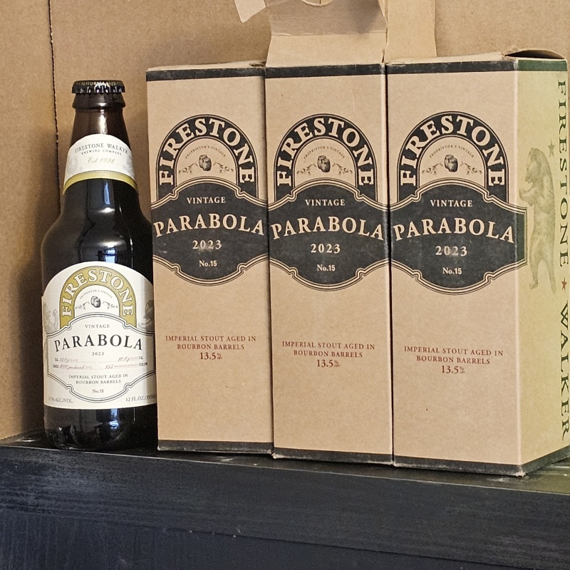 2023 Firestone Walker Parabola, 355ml, 13.5% ABV Paso Robles, CA.