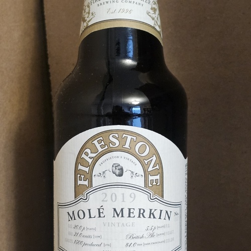 2019 Firestone Walker Mole Merkin, 355ml, 7.8% ABV Paso Robles, CA.