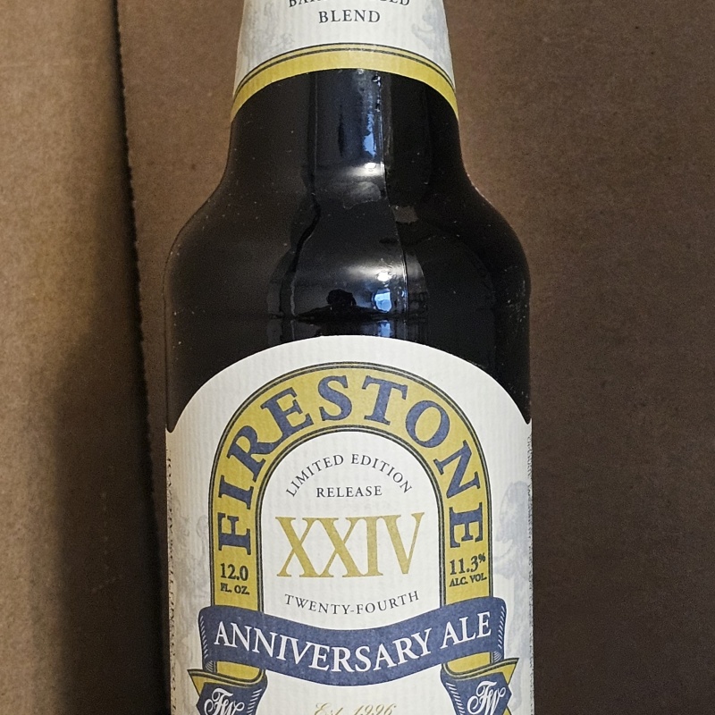 2020 Firestone Walker XXIV (24th) Anniversary Ale, 355ml, 11.3% ABV Paso Robles, CA.