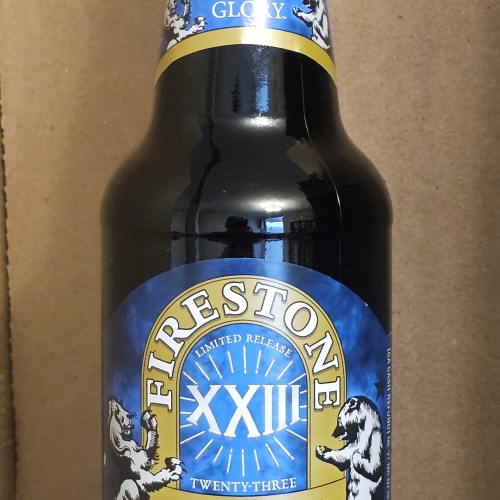 2019, 23rd Firestone Walker XXIII Anniversary Ale, 355ml, 11.5% ABV Paso Robles, CA.
