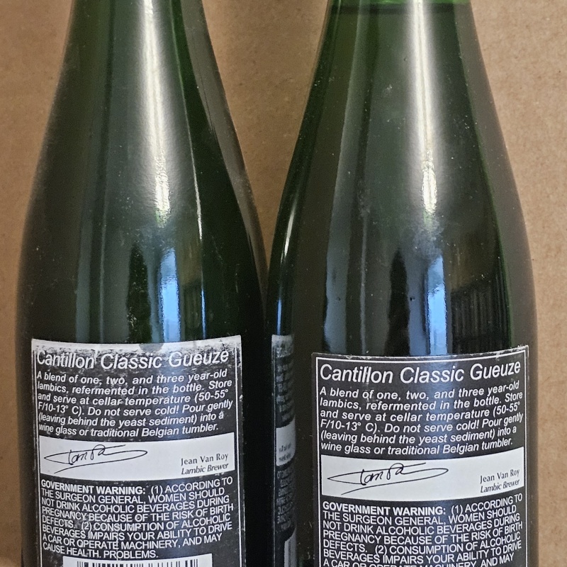 2017 Cantillon Classic Gueze 375ml