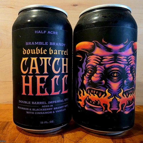Half Acre Bramble Brandy Double Barrel Catch Hell *2-pack*