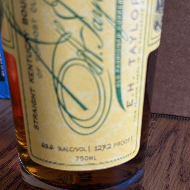 EH Taylor Barrel Proof 127.2 Proof
