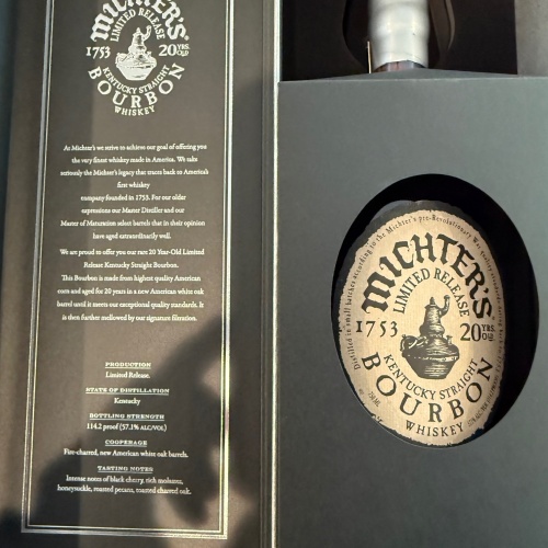 Michter's Limited Release 20 Year Bourbon 2025