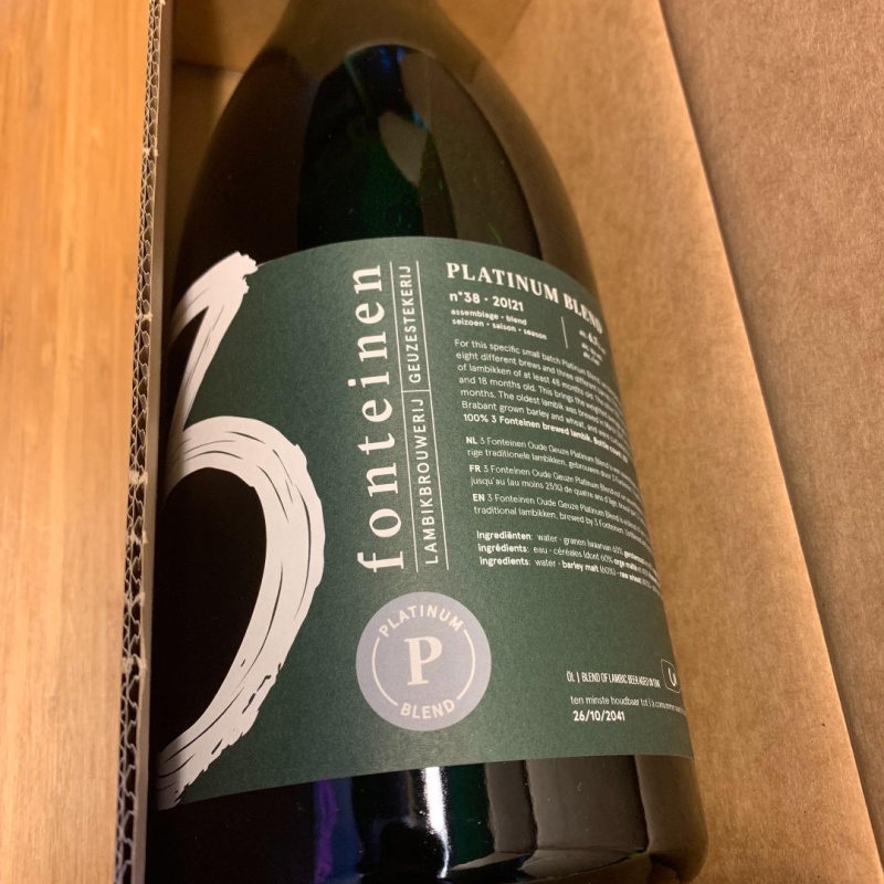 1 MAGNUM (150cl) bottle of 3 FONTEINEN PLATINUM BLEND with Box