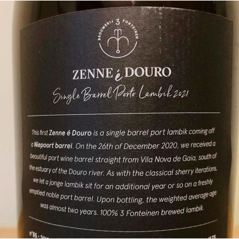 GaryNL562 listing - SET*  3 Fonteinen Zenne é Douro pack - Very Limited to 380 packs!