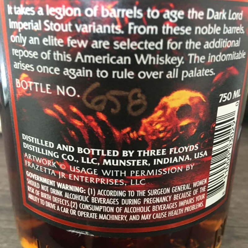 THREE FLOYDS Dark Lord Straight Malt Whiskey2025..3 FLOYDS