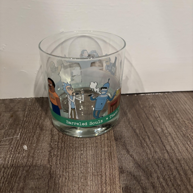 Barreled Souls 3 year member society glass