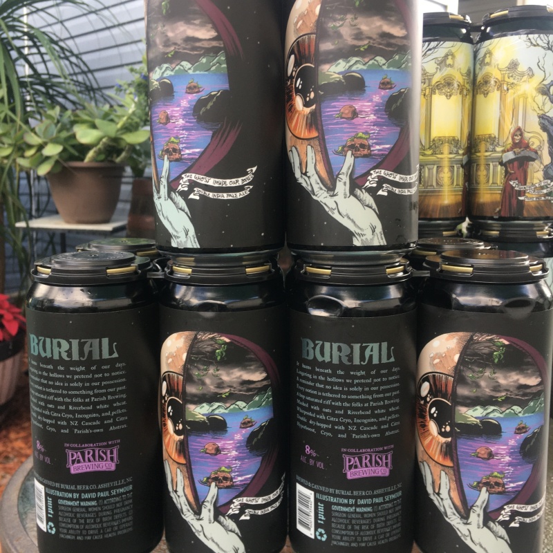 BURIAL/TROON Phantoms At The Crystal Altar Triple, BURIAL/PARRISH The Ghost Inside  Our Bones Double..3 CANS EACH