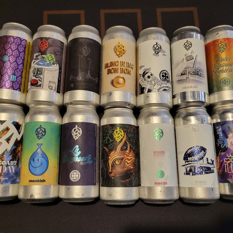 Monkish 14 cans