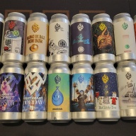 Monkish 16 cans - Water Balloon Fighters, Glitter Sunday, Biggie, Bling Bon, Swirling Green, West Coast Illusion
