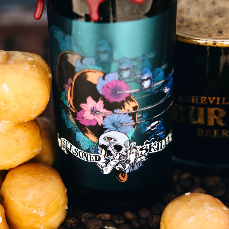 BURIAL ANNO DOMINI MMXXV,BURIALSeasoned Skillet 2026 Bourbon Barrel-Aged Imperial Stout with Burial Skillet Coffee Beans