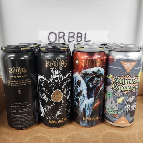 Brujos Latest Release Eight-Pack: Sitra Achra, Infinitum (The Veil), Conjurors and Conquerors (North Park Collab)
