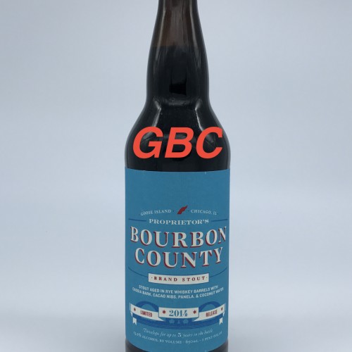 Goose Island Bourbon County Brand Stout Proprietors 2014