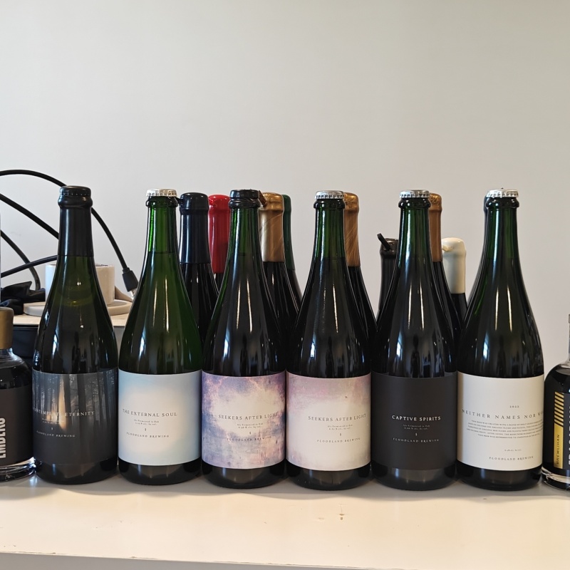 Sale of 750s and 375s wild ale