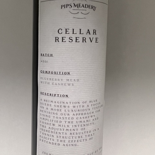Pips Meadery - Cellar Reserve 001 - 200ml