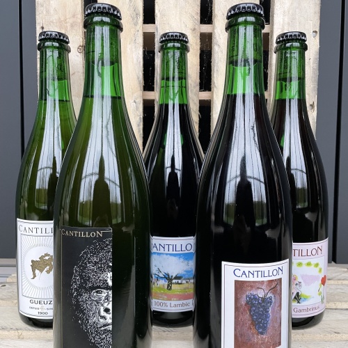 Cantillon Ashanti + Lamvinus + Geuze + Kriek + Rosé de Gambrinus
