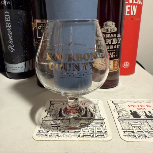 Goose Island Bourbon County Brand Stout Large Glass