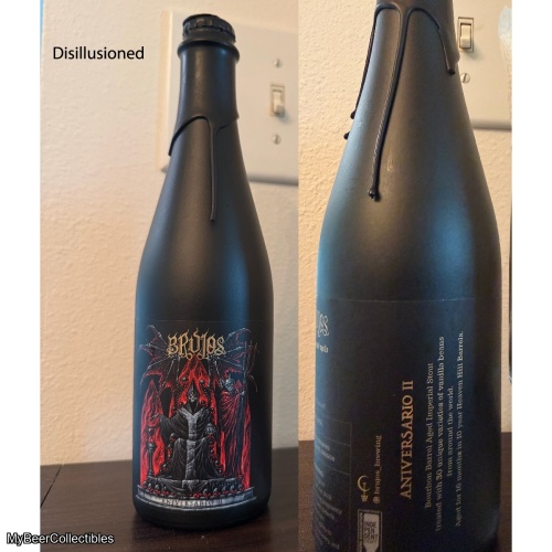 24 Hours! Brujos Aniversario II Anniversary Stout Bottle Very Limited VIP Make an Offer!