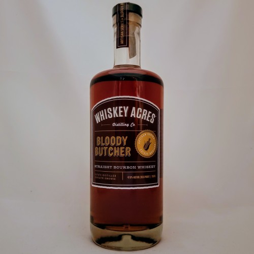 Whiskey Acres Bloody Butcher Bourbon Whiskey