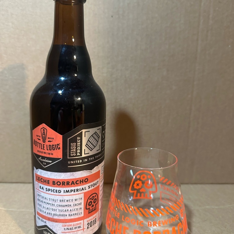 Leche Borracho BA Stout & Glassware