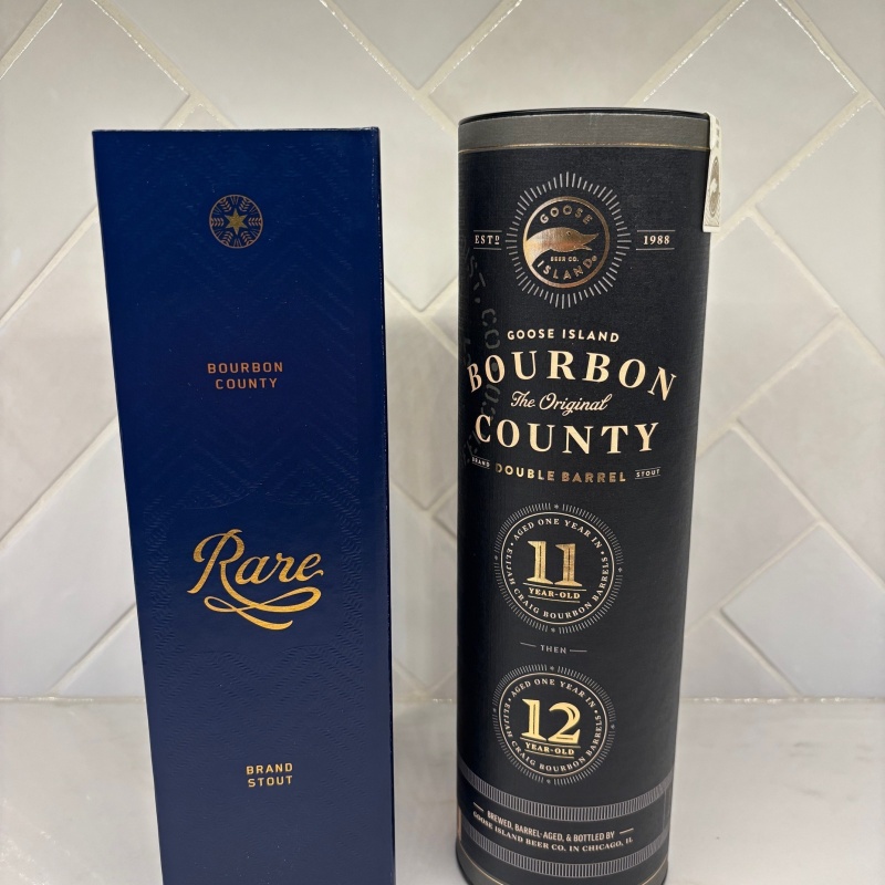 2024 Bourbon County Rare and 2019 Bourbon County Double Barrel stouts