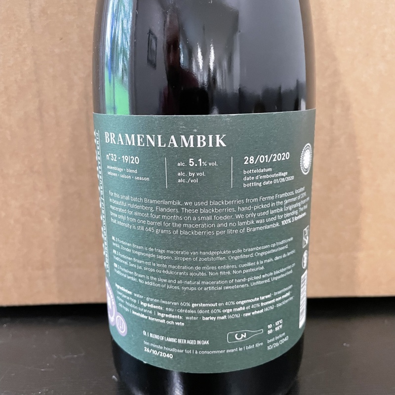 3 Fonteinen Bramenlambik (Season 19|20) Blend No. 32