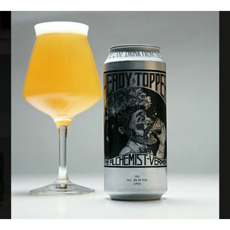 Fresh Alchemist: 12 cans of Heady Topper.  Brewed fresh and cold on 2/25/25.