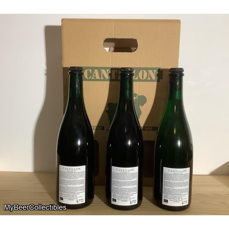 3x bottles (75cl) of CANTILLON GUEUZE 215 (brewed in 2017) - a Celebration for the 125th anniversary of Brasserie Cantillon
