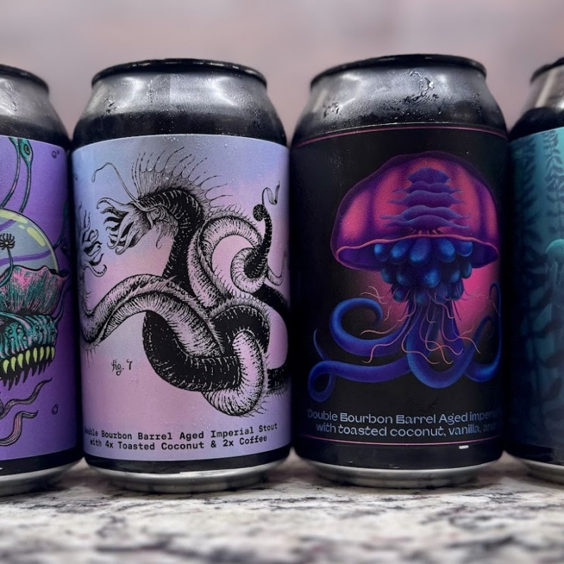 Half Acre Double Barrel Benthic 4 can Vertical. Double Barrel 2022, Double Barrel 2x4 2023 - 2025 (most recent vintage)