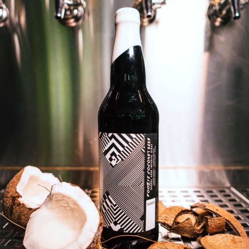 HOMES Brewery Coconut Doozie Stout bourbon barrel aged pastry stout Brewing