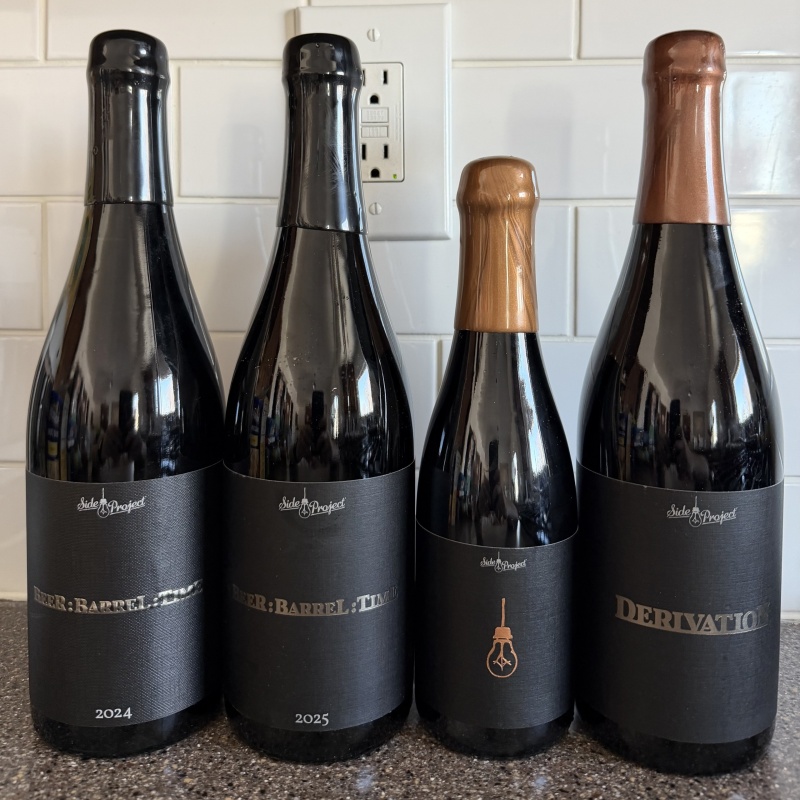 Side Project: Beer:Barrel:Time: 2024 & 2025, Double Barrel Stout Aged in Artifact Bourbon Barrels, Derivation Blend #21