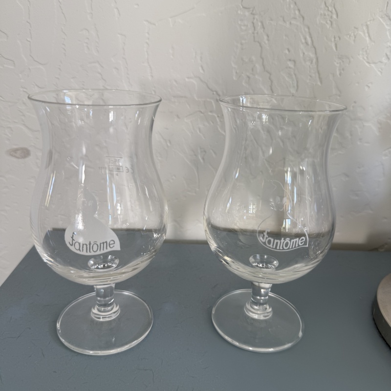 2 x Fantome tulip glasses - old school whalez!