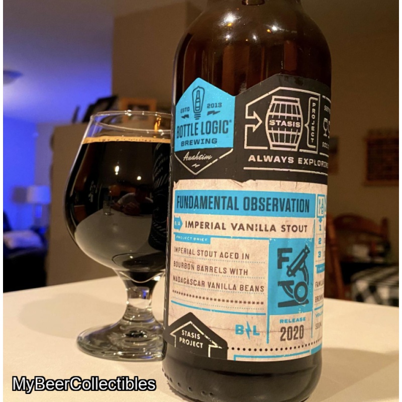 Bottle Logic Fundamental Observation (2020) Imperial Vanilla Stout