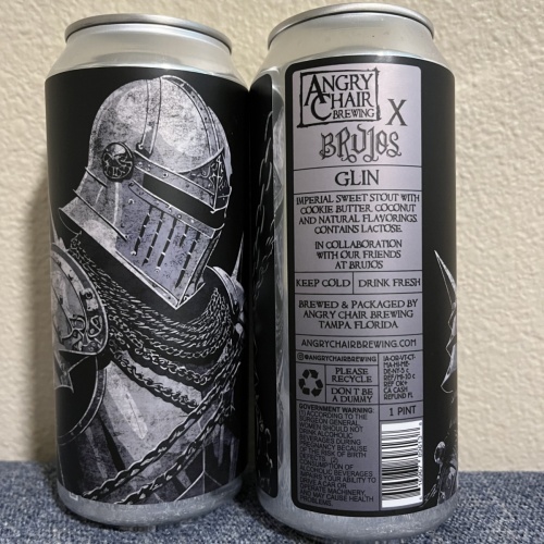 Angry Chair- Brujos Collab GLIN (Two 16 oz cans)