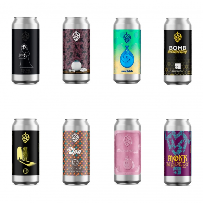 Monkish - Mixed 8 Pack