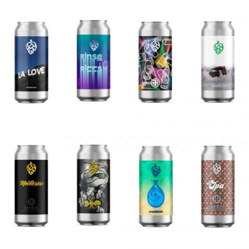 Monkish - Mixed 8 Pack