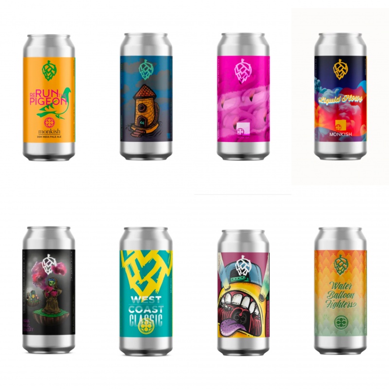 Monkish - Mixed 8 Pack