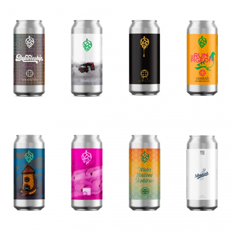 Monkish - Mixed 8 Pack