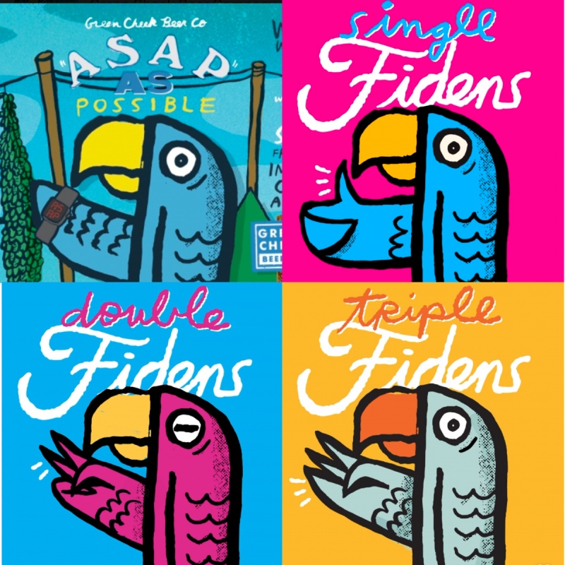 Green Cheek - Mixed 4 Pack