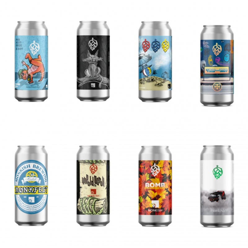 Monkish - Mixed 8 Pack