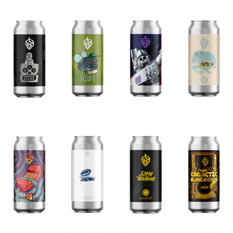 Monkish - Mixed 8 Pack